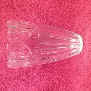 Crystal vase with hearts  NEW
